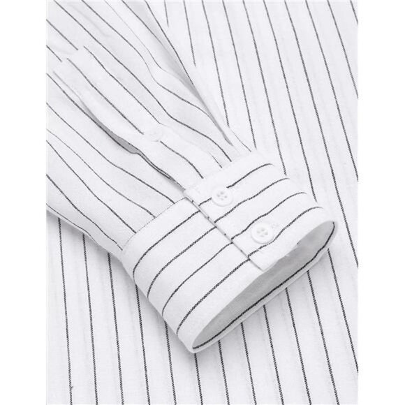 Men's Cotton Linen Henley Shirt Long Sleeve Hippie Casual Beach T Shirts - Picture 5 of 7